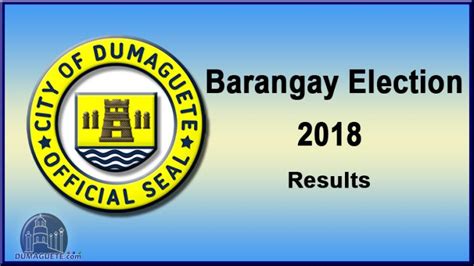 result of barangay election 2018